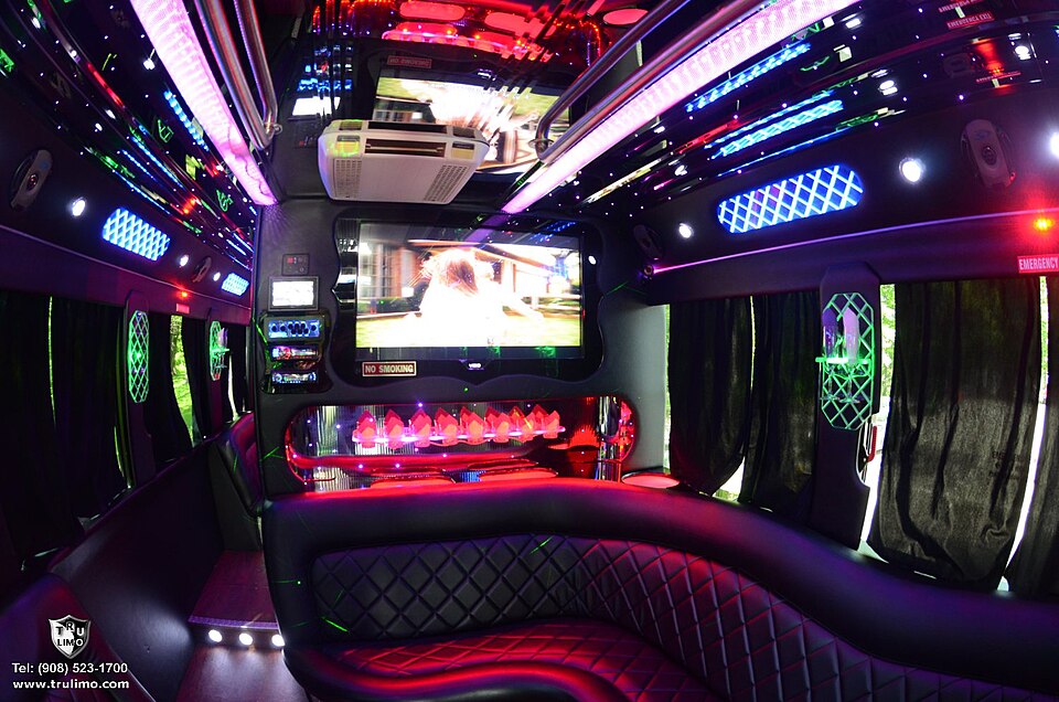 Pink Party Bus